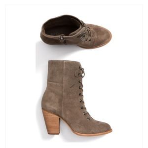 Suede Lace Up Boots